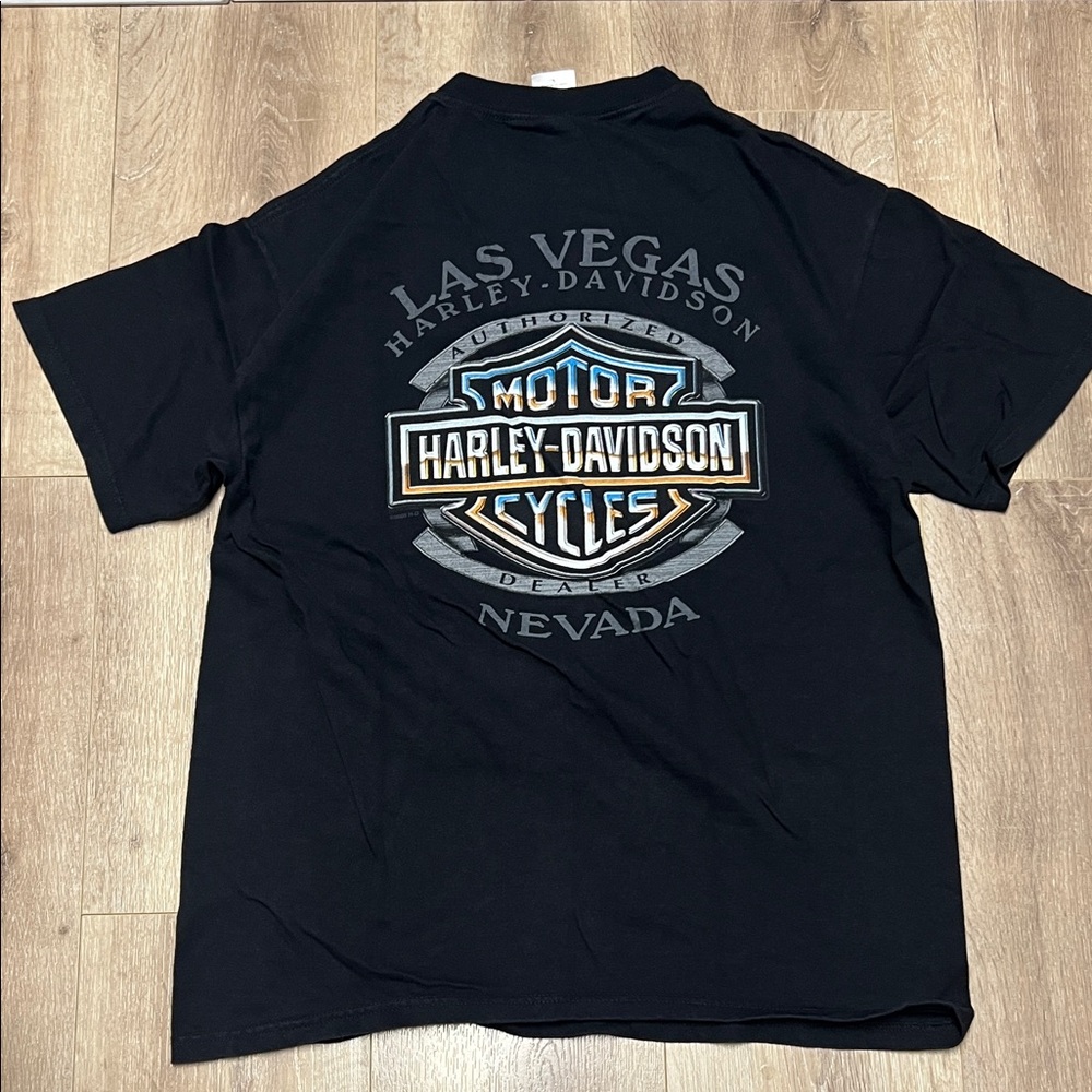 Harley-Davidson Skull Pirate Biker Tee Dated 2008